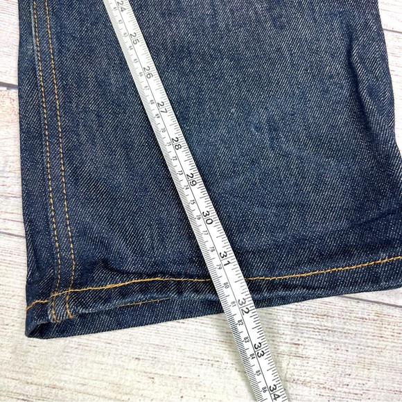 Levi’s Mens Dark Wash 501 Relaxed Denim Jeans Cotton Size 38x32 - Picture 12 of 12